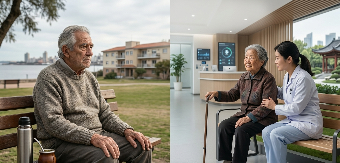 Perfil Epidemiológico, Capacidad de Respuesta y Estrategias de Cuidado de la población Mayor de 75 años en Comparativa entre MercoSur y China