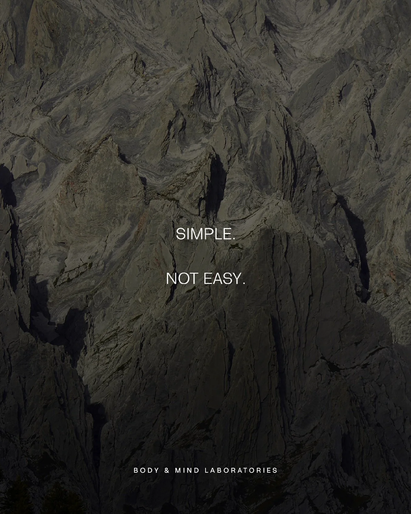 Simple doesn&rsquo;t mean easy