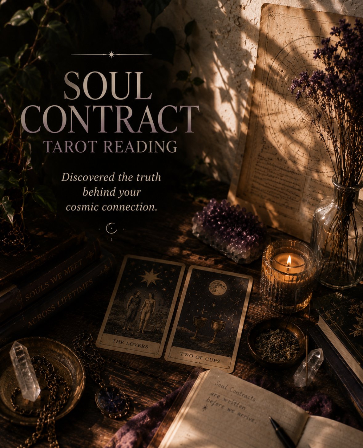 Soul Contract Reading: You & Another Soul (Human or Animal Companion) 30-60 Hrs Turnaround