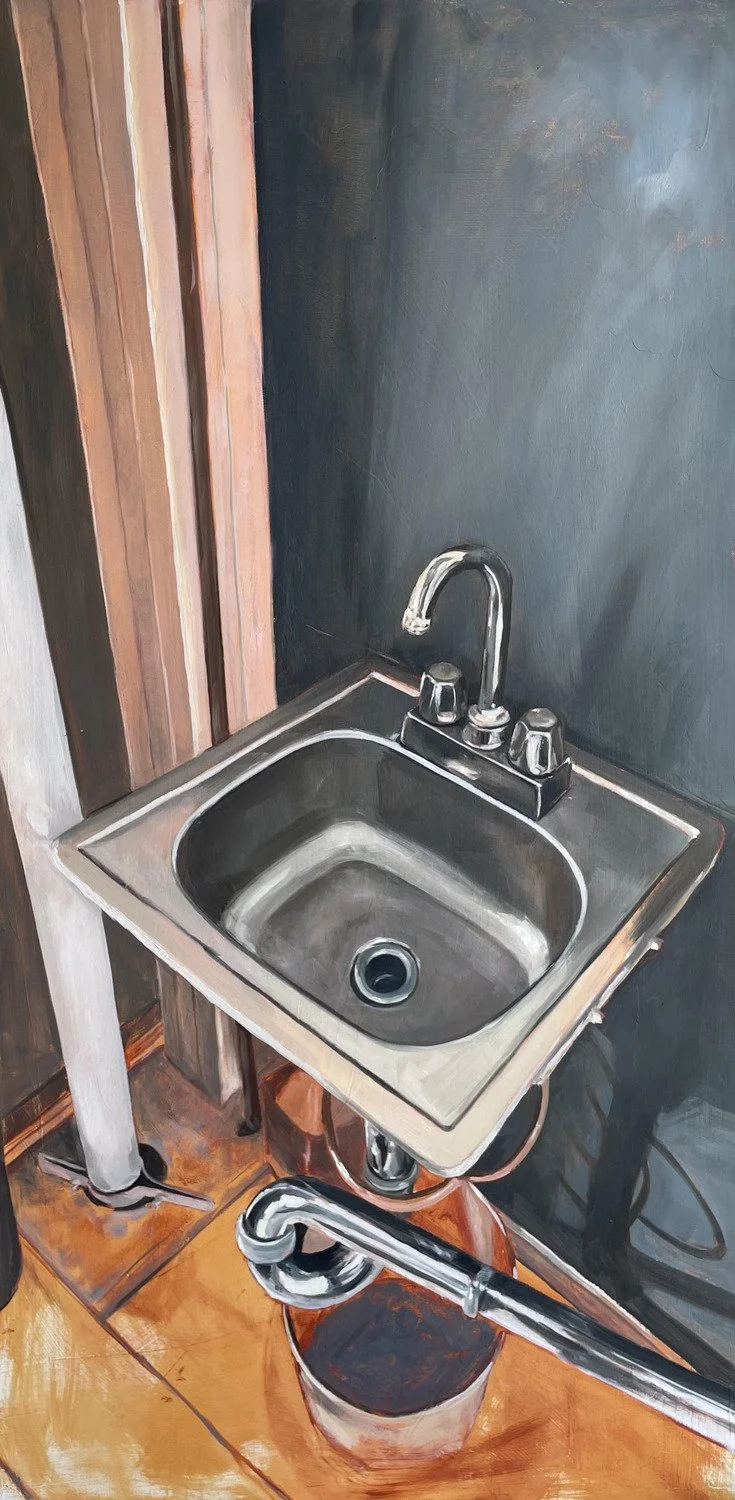 Maybe Next Time,
Oil on Canvas,
24 x 48 in.