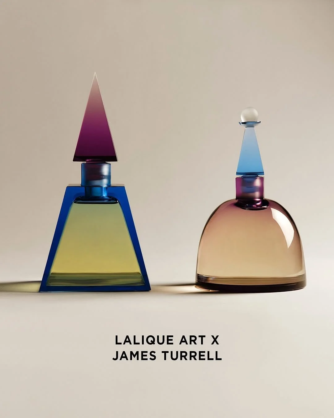 𝗟𝗮𝗹𝗶𝗾𝘂𝗲 &times; 𝗝𝗮𝗺𝗲𝘀 𝗧𝘂𝗿𝗿𝗲𝗹𝗹: 𝗕𝗼𝘁𝘁𝗹𝗶𝗻𝗴 𝘁𝗵𝗲 𝗛𝗼𝗿𝗶𝘇𝗼𝗻 

Leave it to @jamesturell&mdash;the artist who paints with light&mdash;to turn perfume into an atmosphere. In a rare collaboration, Turrell and @lalique unveil 