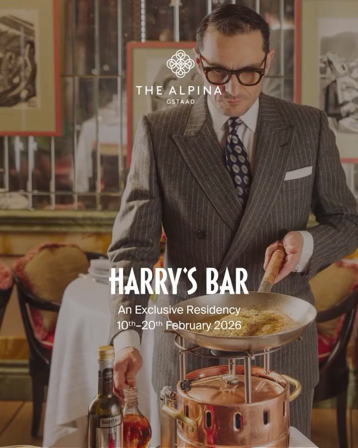 This winter, the Swiss Alps gain a new address in elegance as @harrysbarmayfair arrives at @thealpinagstaad. From 10 to 20 February 2026, the legendary London members&rsquo; club takes over the alpine retreat, infusing Gstaad&rsquo;s snowbound calm w