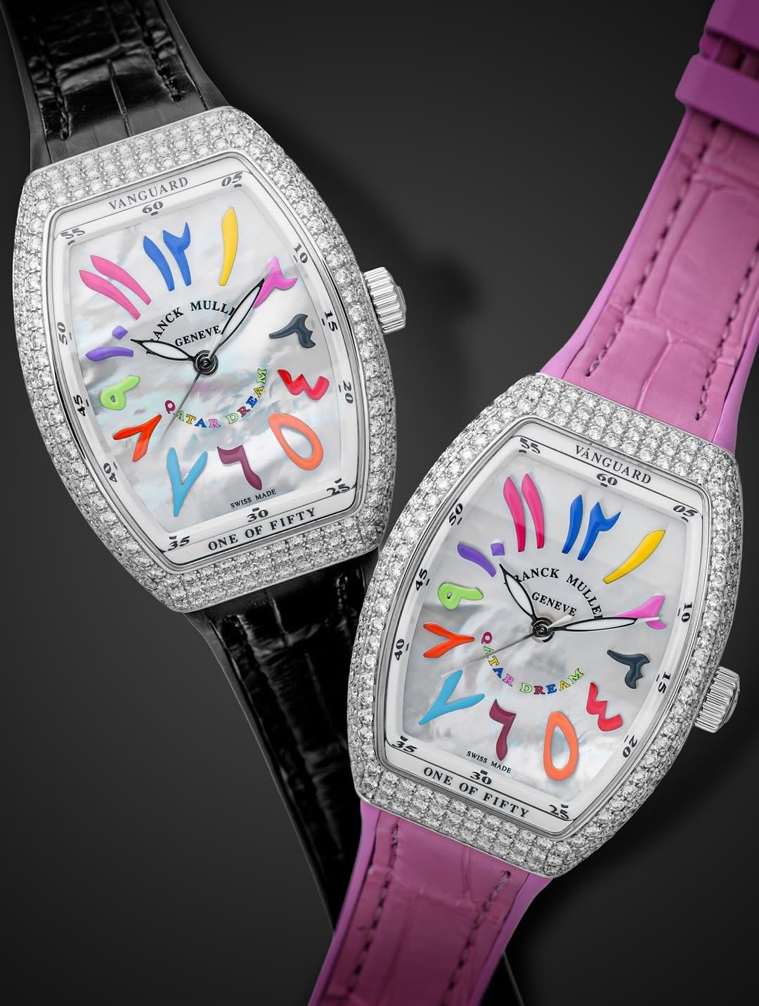 Step into the world of horological mastery as @franckmuller_geneve unveils its latest marvel: the Qatar Dream Collection. Here, time transcends measurement &mdash; it becomes a living canvas of form, color, and meticulous craftsmanship.

Each watch t