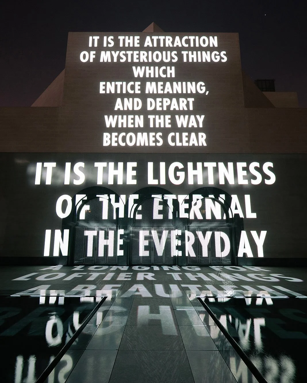 This February, a landmark cultural moment unfolds as #Qatar takes center stage.

Commissioned for the inaugural launch of @ArtBasel Qatar, the art installation SONG (2026) is conceived by American neo-conceptual artist Jenny Holzer @jennyholzerstudio