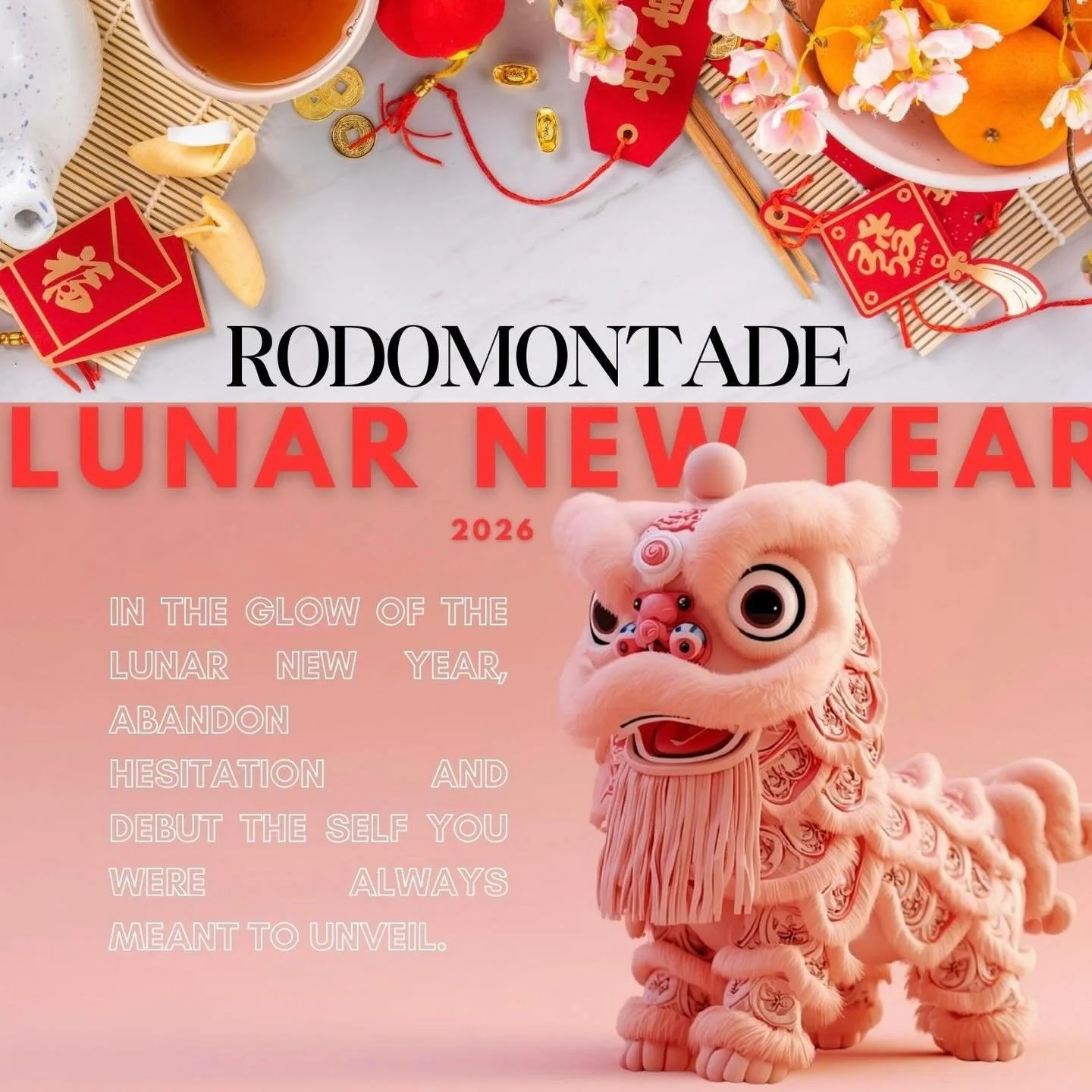𝗥𝗢𝗗𝗢𝗠𝗢𝗡𝗧𝗔𝗗𝗘 wishes you a luminous and prosperous #LunarNewYear 🧧