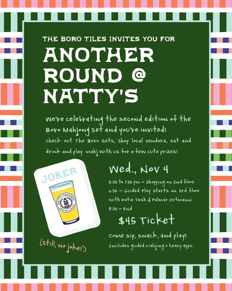 SHOPPING & MAHJ NIGHT AT NATTY’S