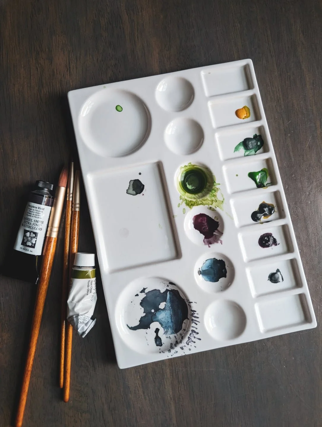 Each palette has its own personality. 💙💜💚