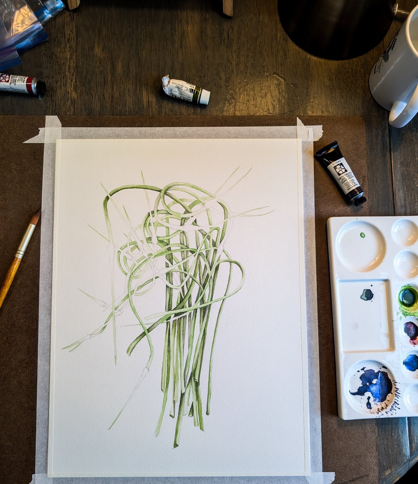 Before you harvest garlic from your garden, there's a wonderful thing that happens (If you're growing a hardneck variety). Garlic Scapes. They come a couple of months before harvest and if you cut them off, it encourages the plant to put more energy 