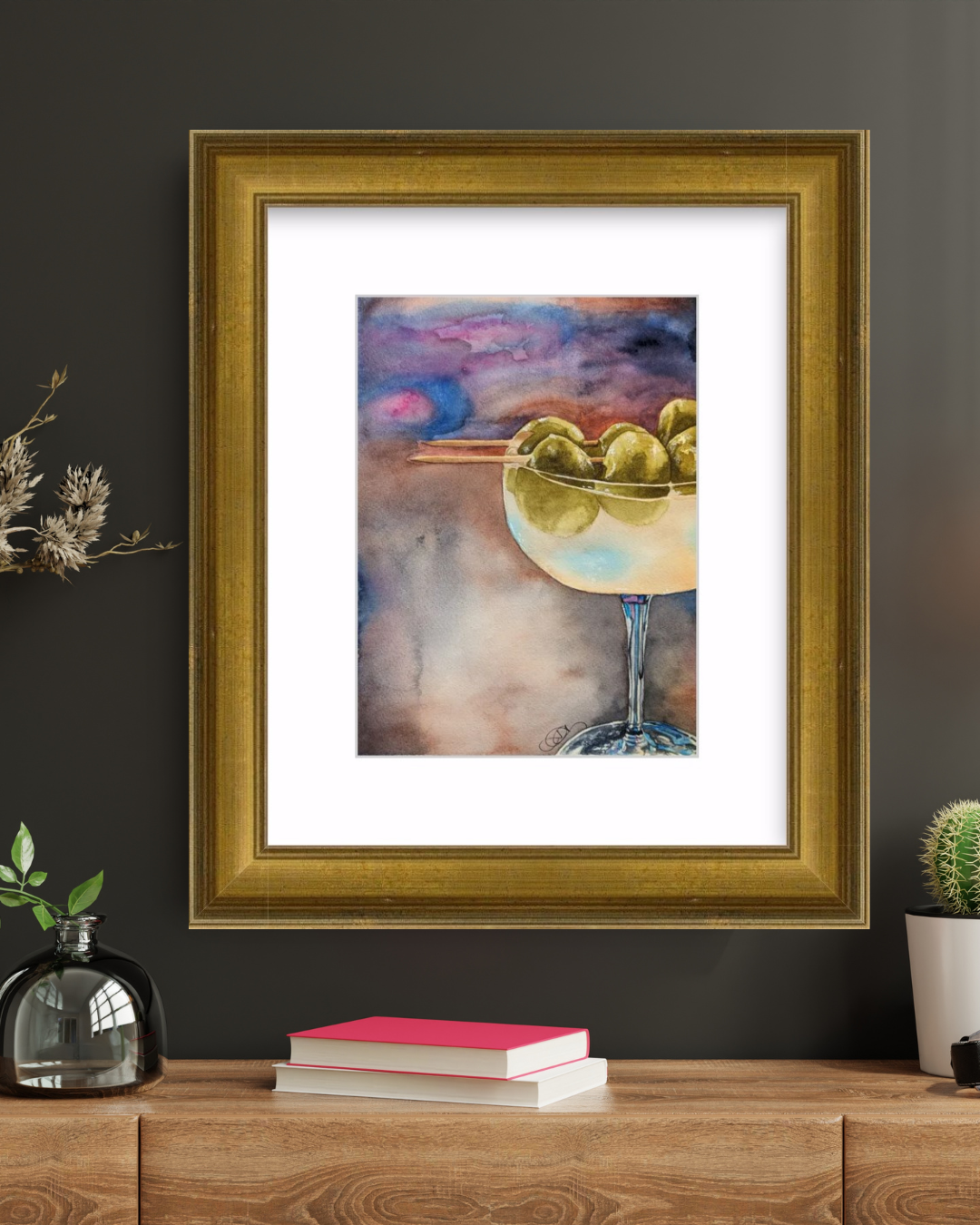Vintage Aesthetic Living Room Wall Art Painting Poster Frame Mockup Instagram Post.png