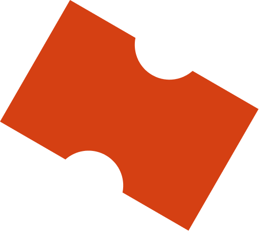 Red ticket shape
