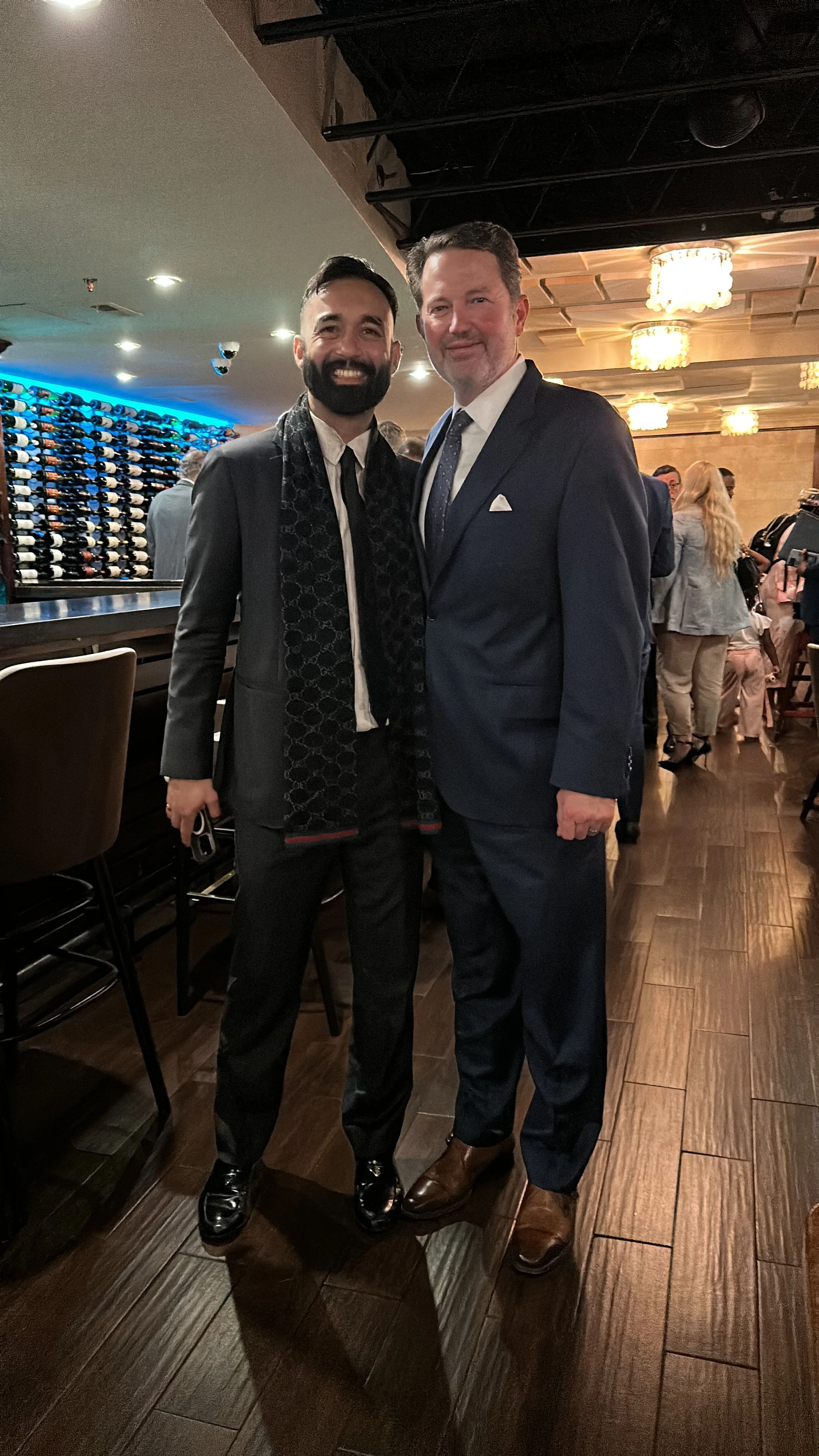 Michael & Taha at the FCI Dinner in Washington, DC in November of 2025