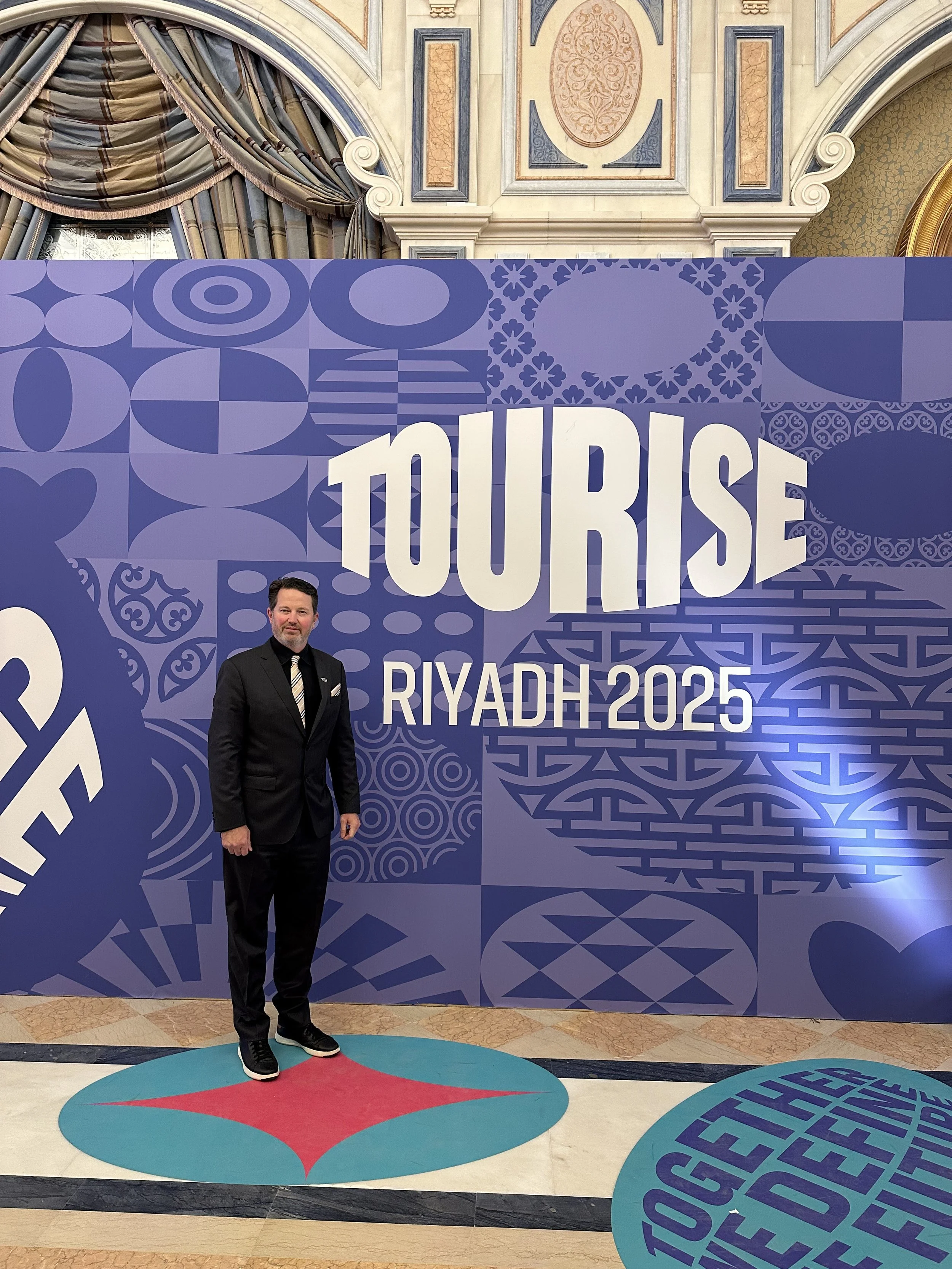 Michael Broussard at Tourise in Riyadh in 2025