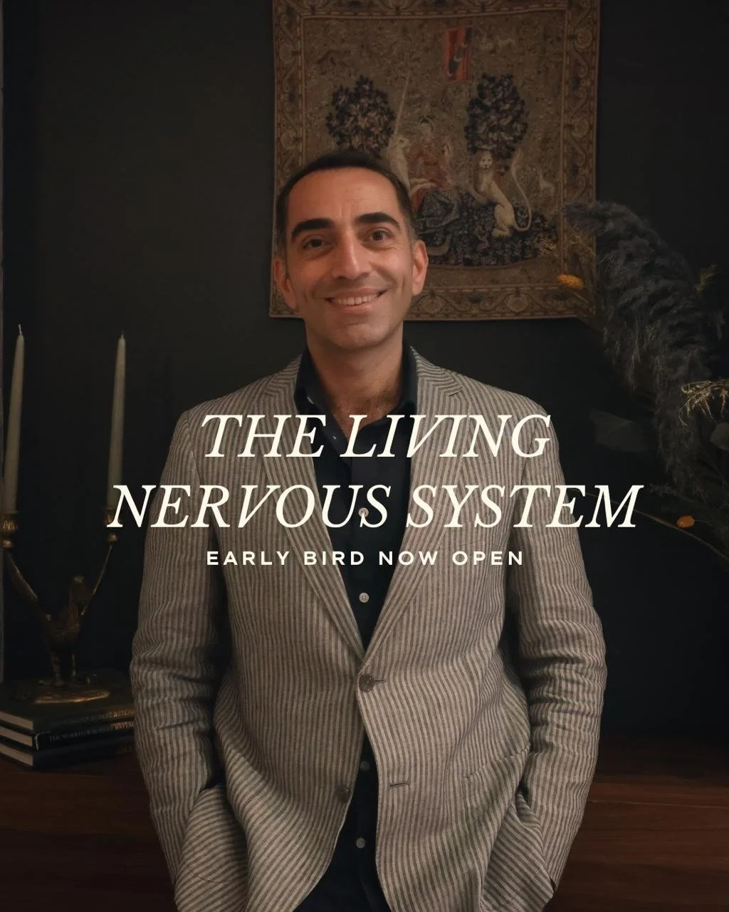 We are officially opening registration for The Living Nervous System a two-day immersive with Elias.

This training usually takes place in Europe. We are incredibly lucky to have @eliasabdelahad teach here in Toronto. He explores trauma, regulation, 