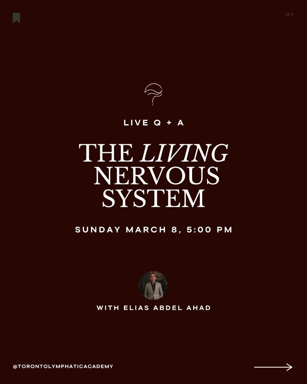 Join us LIVE this Sunday from 5&ndash;6 PM for a conversation with @eliasabdelahad about his upcoming practitioner training:

The Living Nervous System

This two day immersive training explores how nervous system literacy can transform clinical outco