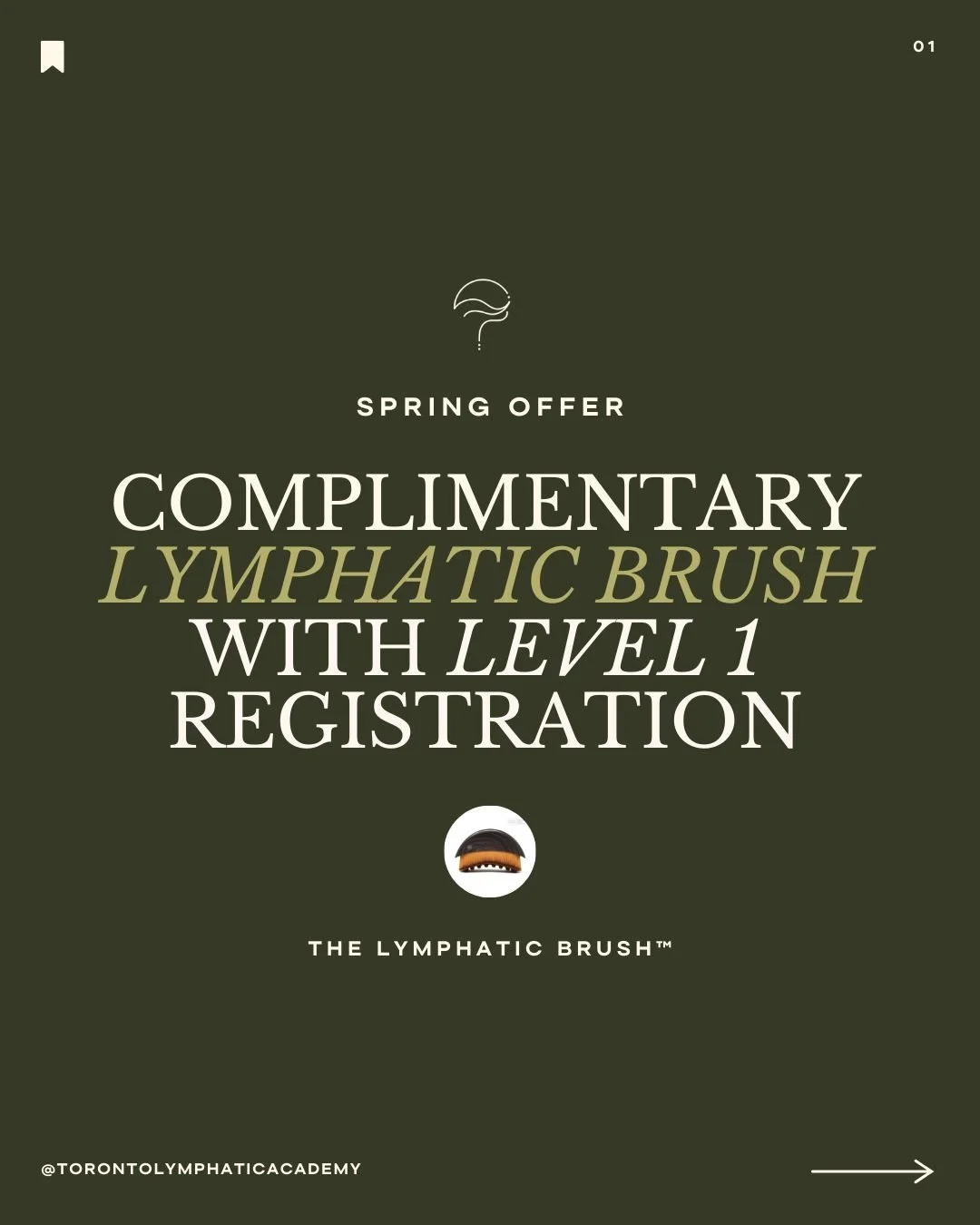 A small gift for our future lymphatic practitioners.

For a limited time, anyone who registers for our Level 1 Manual Lymphatic Drainage Training in March or April will receive a complimentary lymphatic brush set to take home.

This brush is a simple