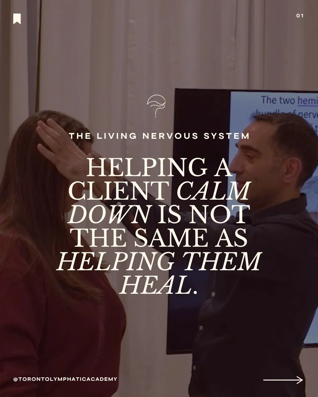 Helping a client calm down is not the same as helping them heal.

Many practitioners are trained in nervous system regulation techniques. Breathing, grounding, and slowing the pace of the session. These tools are important, but they are not always en