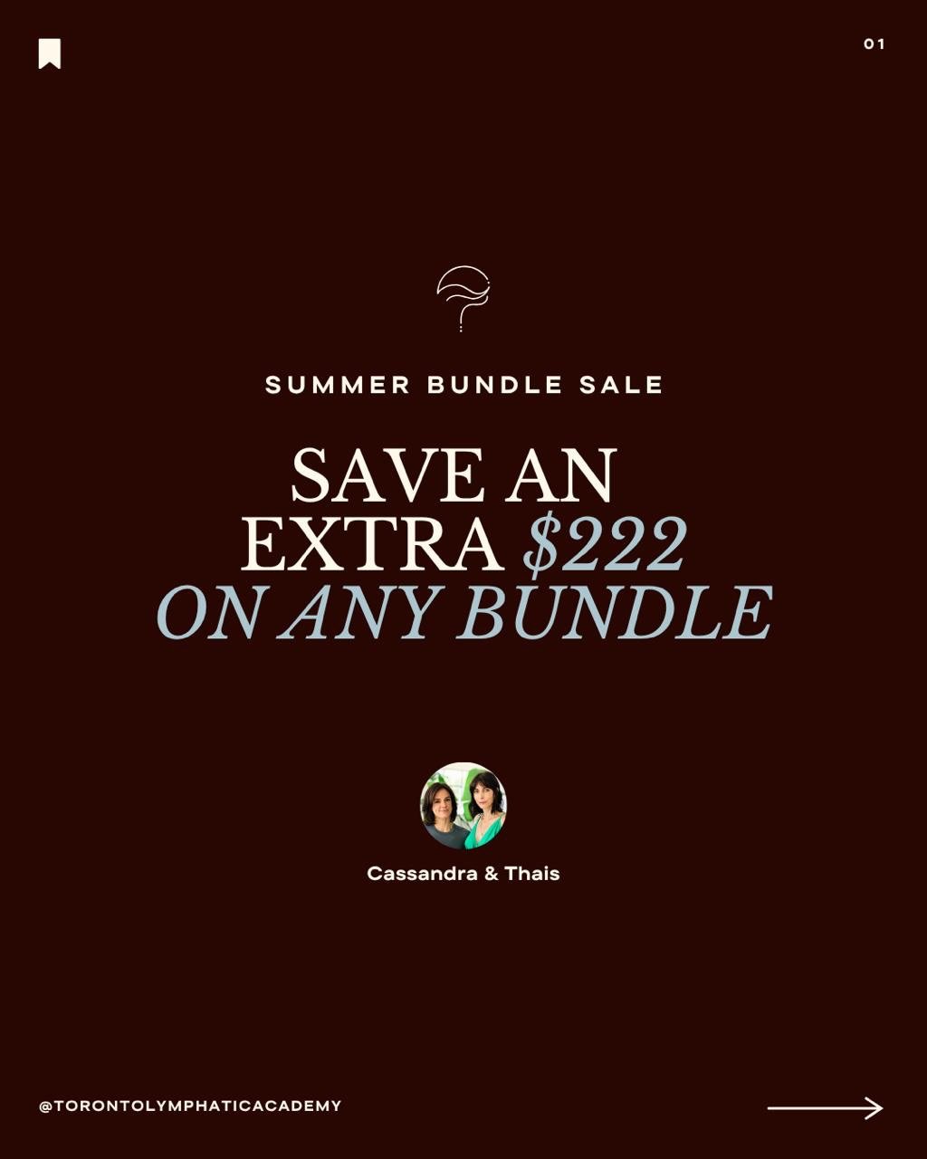 💙 Something special is coming... 

If you&rsquo;ve been feeling the call to develop your skills in lymphatics, this may be the sign you&rsquo;ve been waiting for.

From August 9&ndash;23, we&rsquo;re offering exclusive summer savings on our LINFA&tr