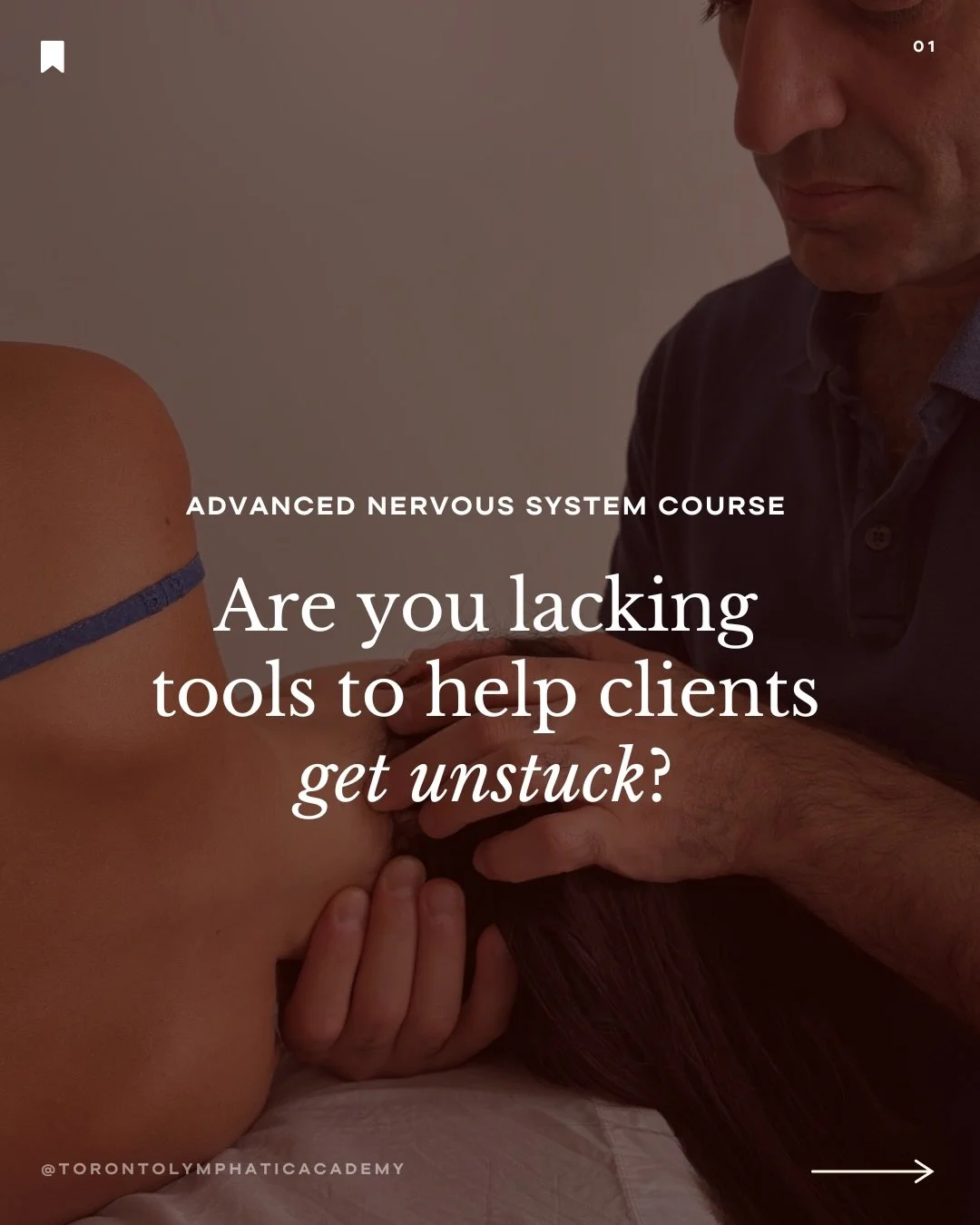 We at the Toronto Lymphatic Academy teach the importance of fluid flow for tissue health. 

In certain cases, the nervous system may present with chronic sympathetic tone and resistance to integrating change. 

What this course teaches is the client 