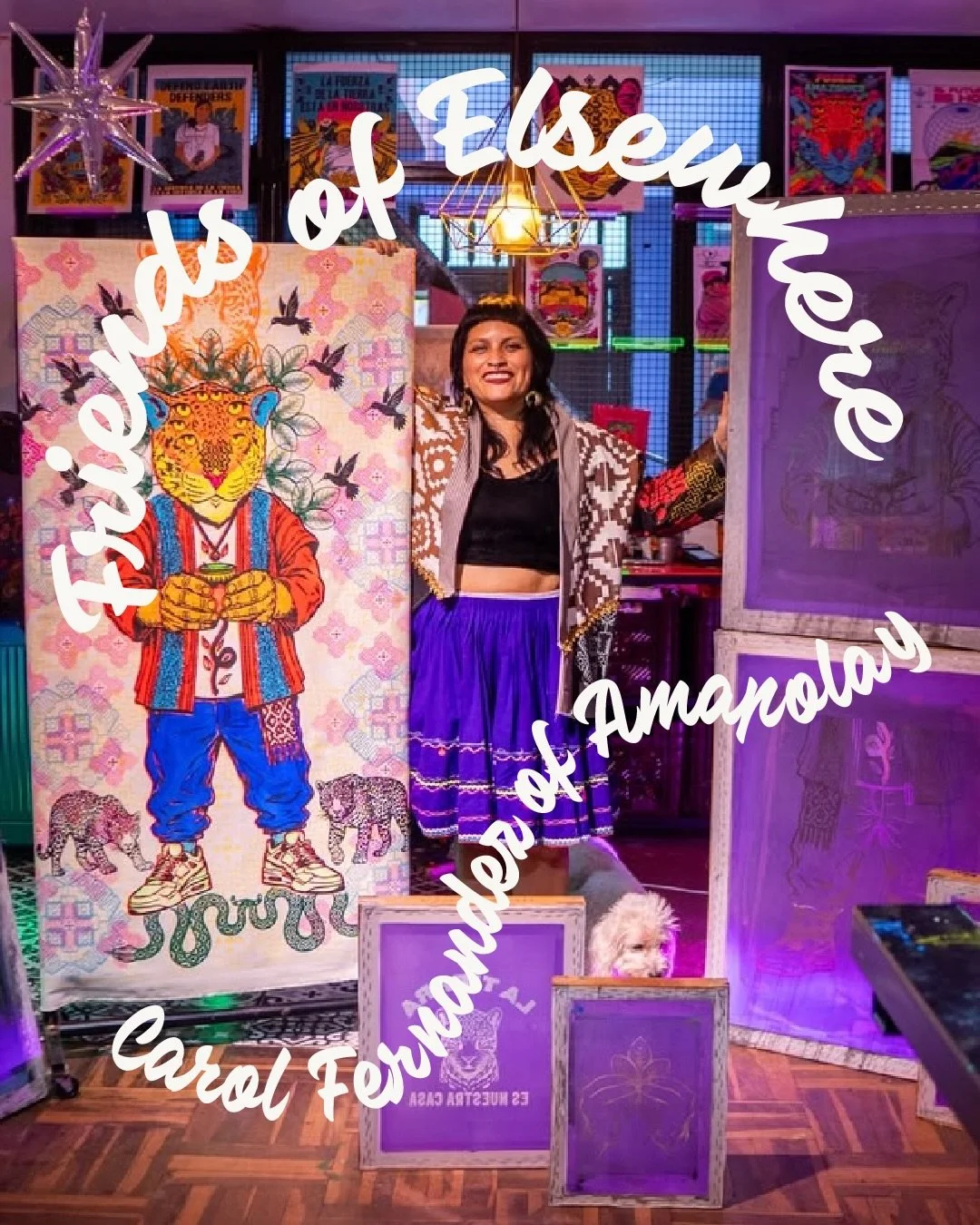 Meet Carol Fern&aacute;ndez @bestiadetierra , co-founder of @amapolay , the Lima-based collective bringing the colors and spirit of Peruvian chicha culture into contemporary art, streetwear, and graphic design. 

Their latest chapter? A collaboration