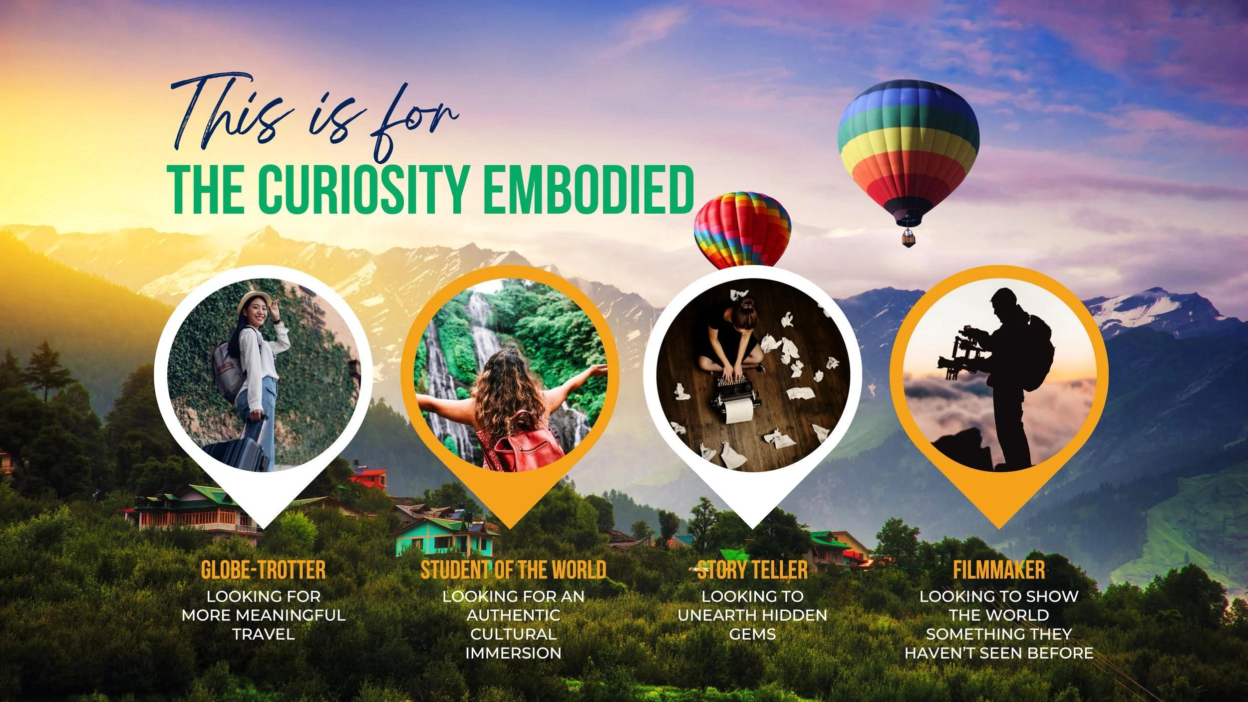 This is for the curiosity embodied globetrotter