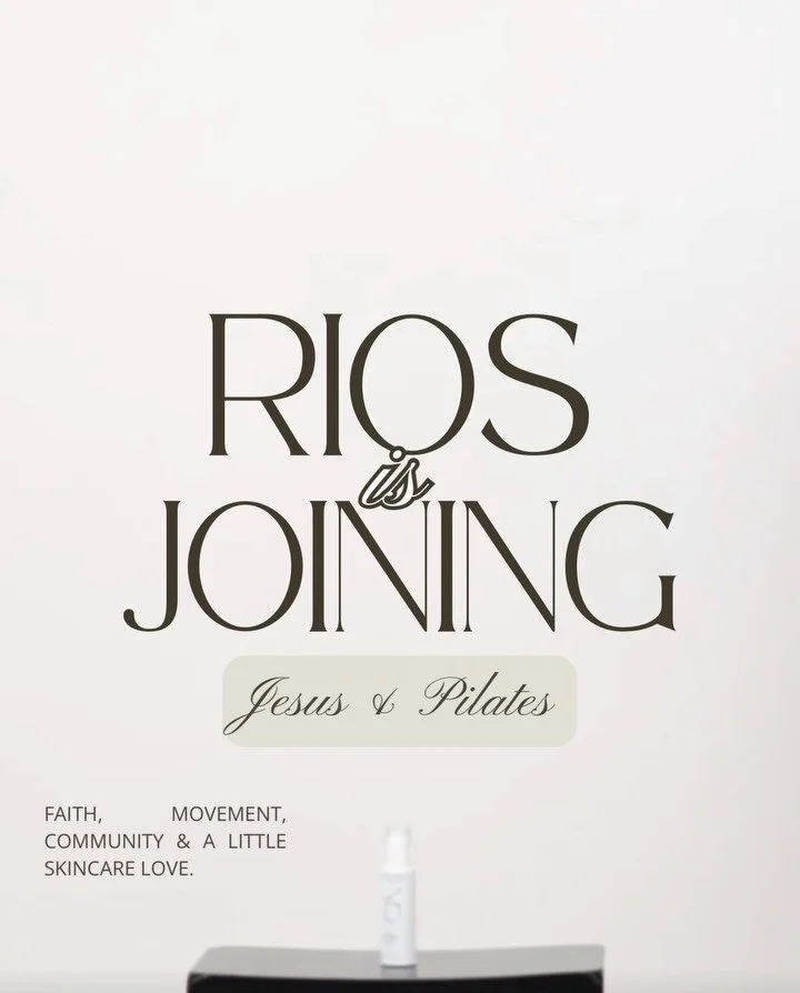 We&rsquo;re so excited to partner with @jesusandpilates and be part of such a beautiful event centered around faith, movement, wellness, and community! 🤍

At RIOS, we&rsquo;re becoming more intentional about being part of opportunities that bring pe