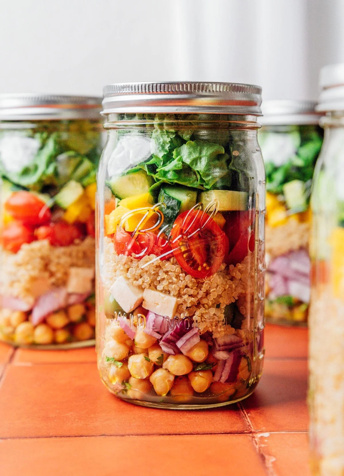 Mason Jar Salad At A Soulful Picnic