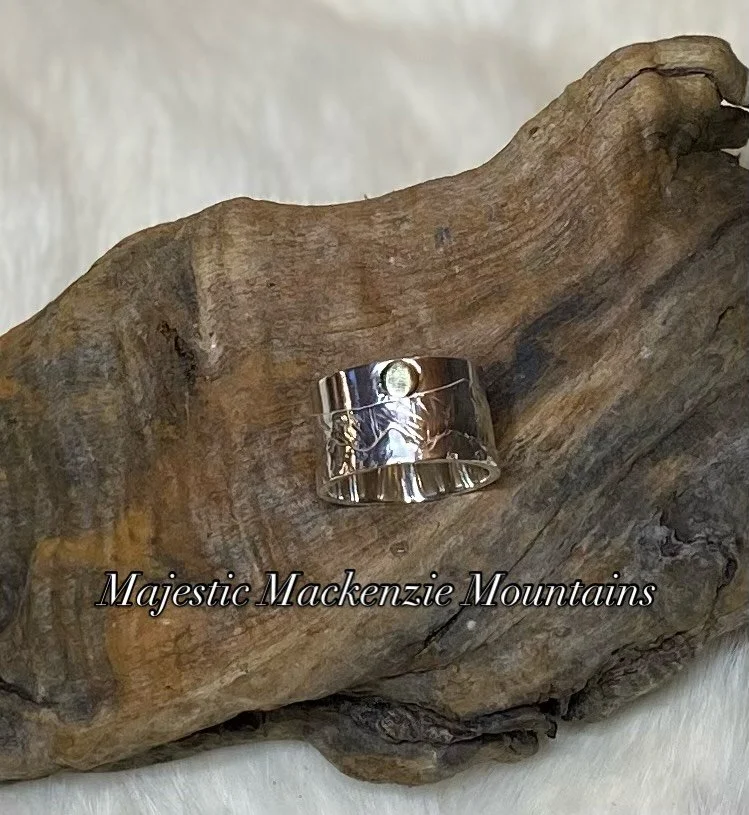 Introducing the first of 10 Northern-themed rings I&rsquo;m creating ✨

This piece is inspired by the rugged, majestic beauty of the Mackenzie Mountains&mdash;strong, timeless, and deeply Northern.

Each piece in this series will honour a different r