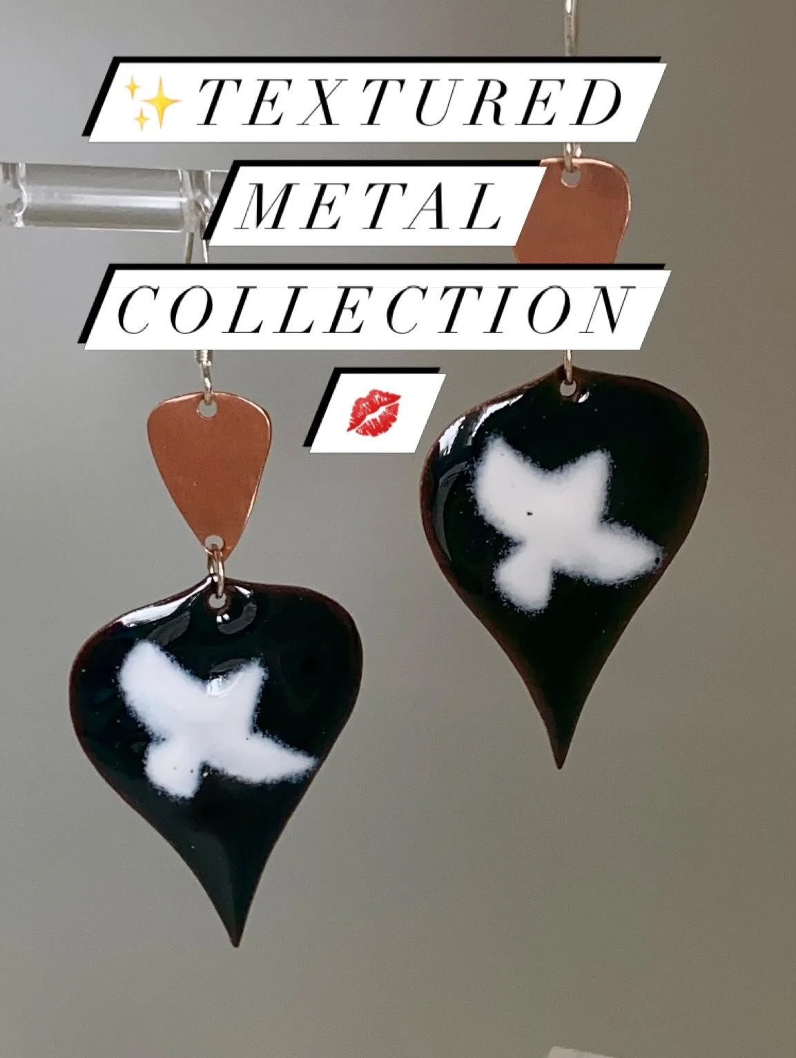 ✨ I&rsquo;m so excited to finally release the first batch of my new handcrafted textured metal earrings ✨

Each piece is carefully made by hand, giving it a unique texture and organic feel&mdash;no two are exactly alike.

They&rsquo;re now live on my