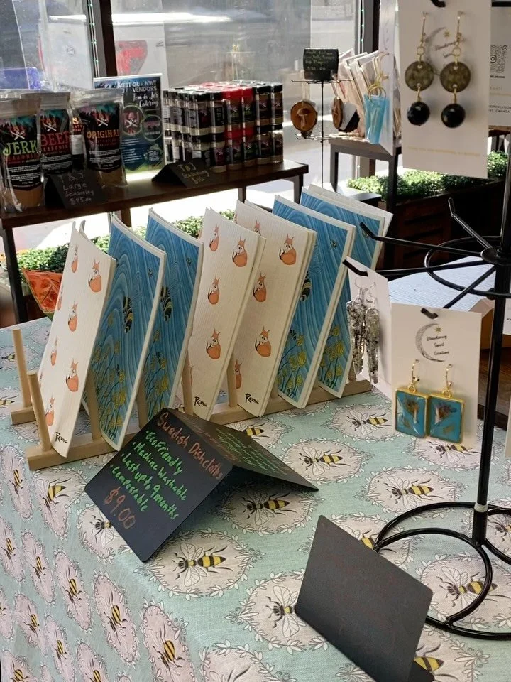 If you&rsquo;ve got a hankering for something truly special 🌸 

These handcrafted earrings, made with hand-picked and pressed local flowers, are waiting for you ✨ 

You can find these beauties&mdash;along with so many other northern-made goodies&mda