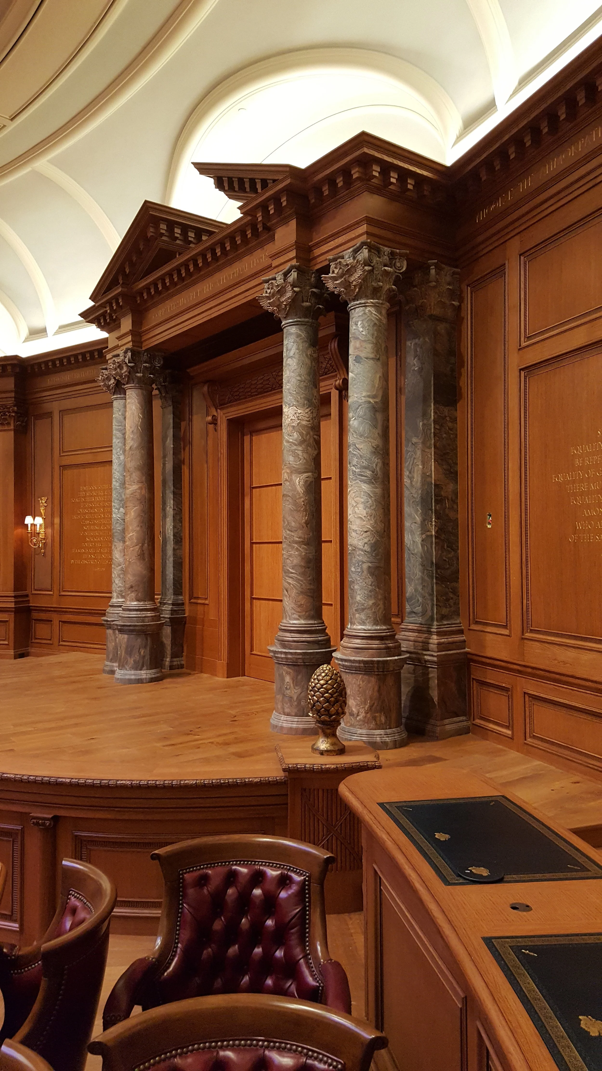 Project Spotlight: Classical Marble Columns at Old Parkland Campus