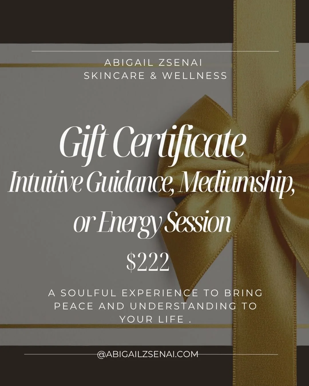 Gift Certificate: Intuitive Guidance, Mediumship, or Energy Session | 75-Minute