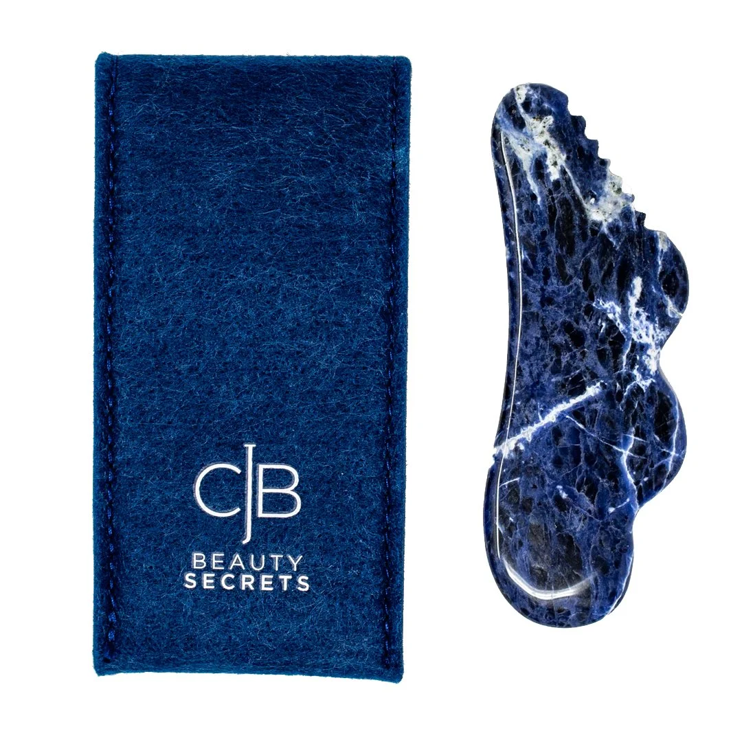 Gua Sha Facial Fusion Stone by CJB: Sodalite Gemstone