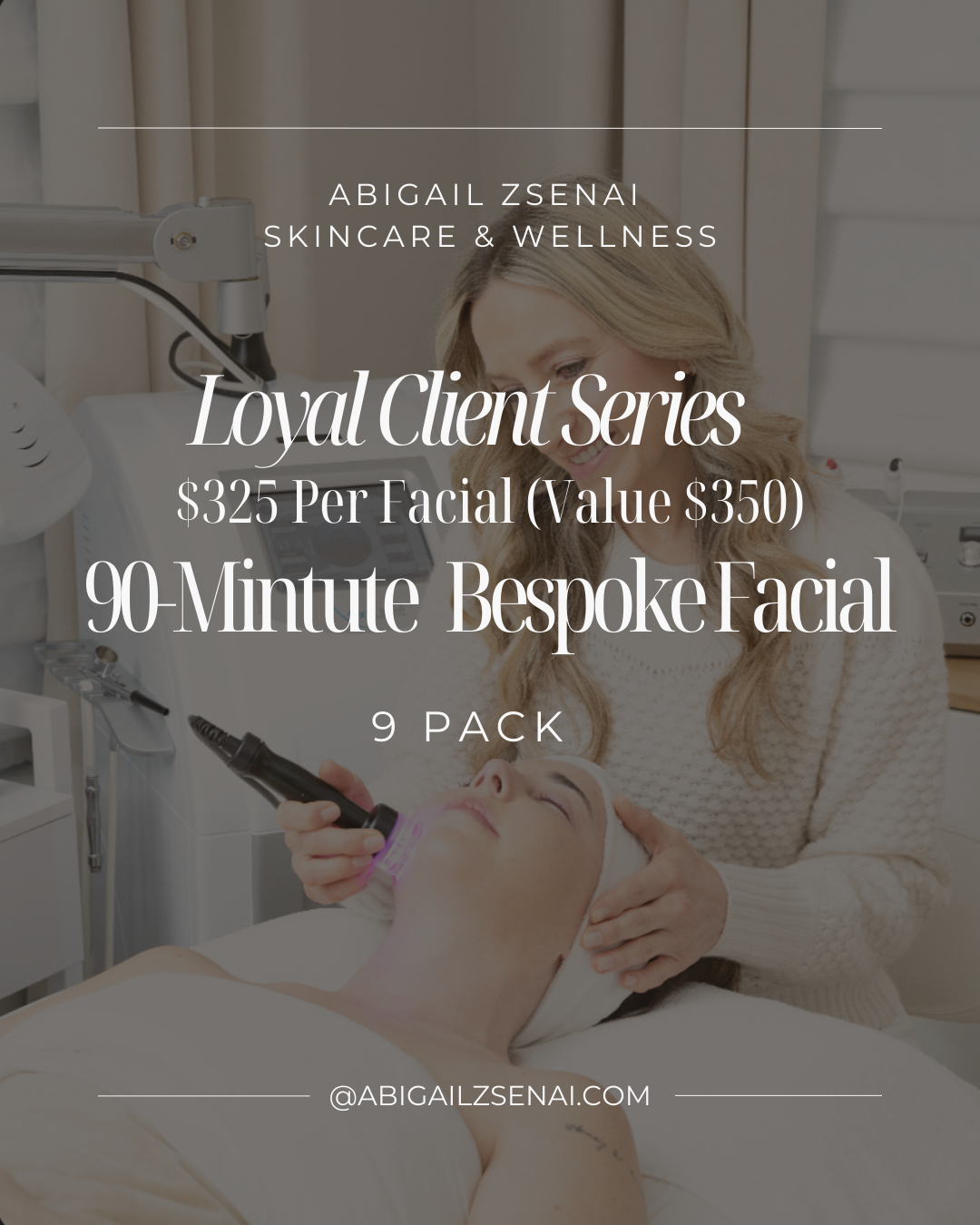 Loyal Client Series 9-Pack | Bespoke Facials | 90-Minute