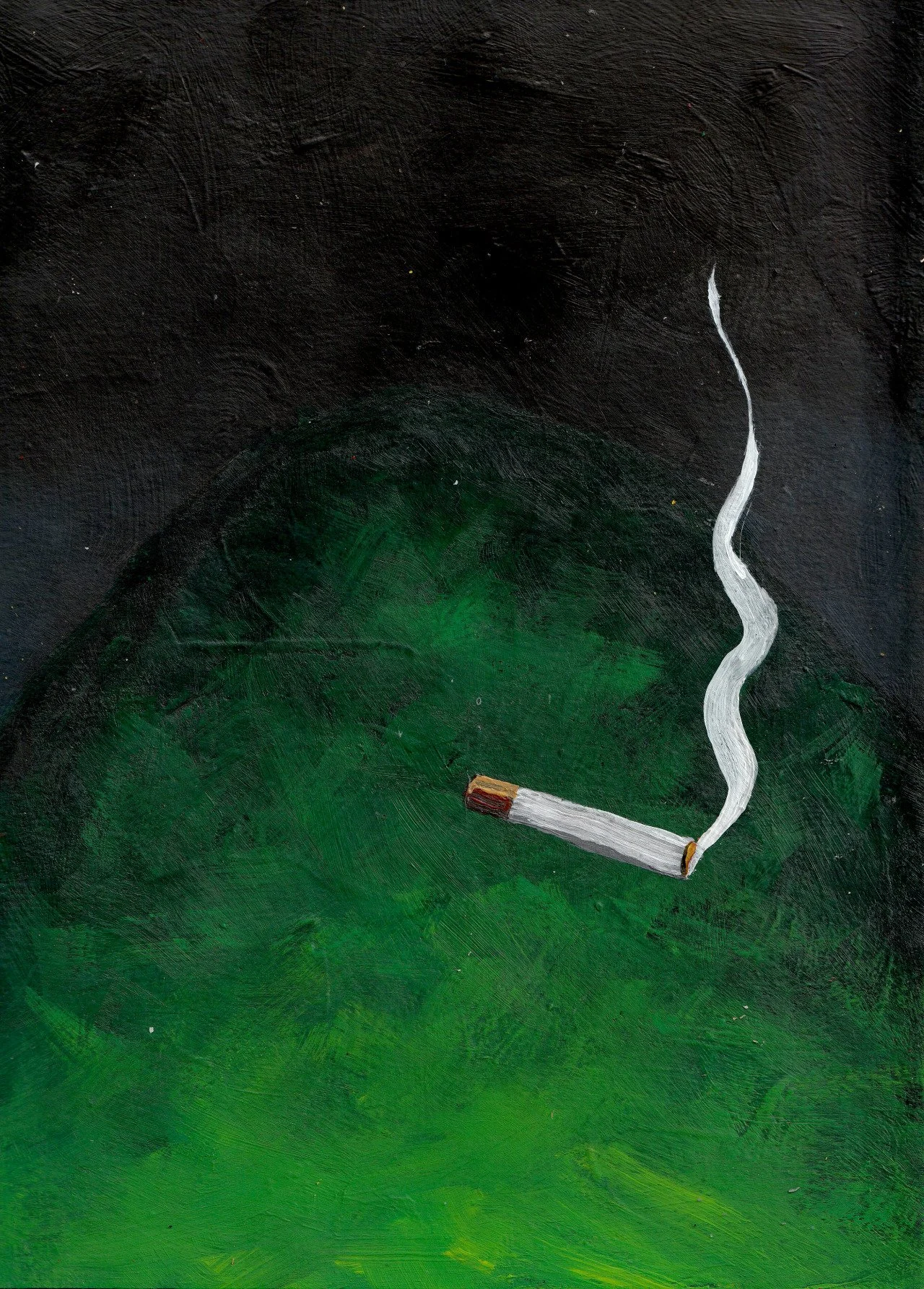 "Hill with Cig"