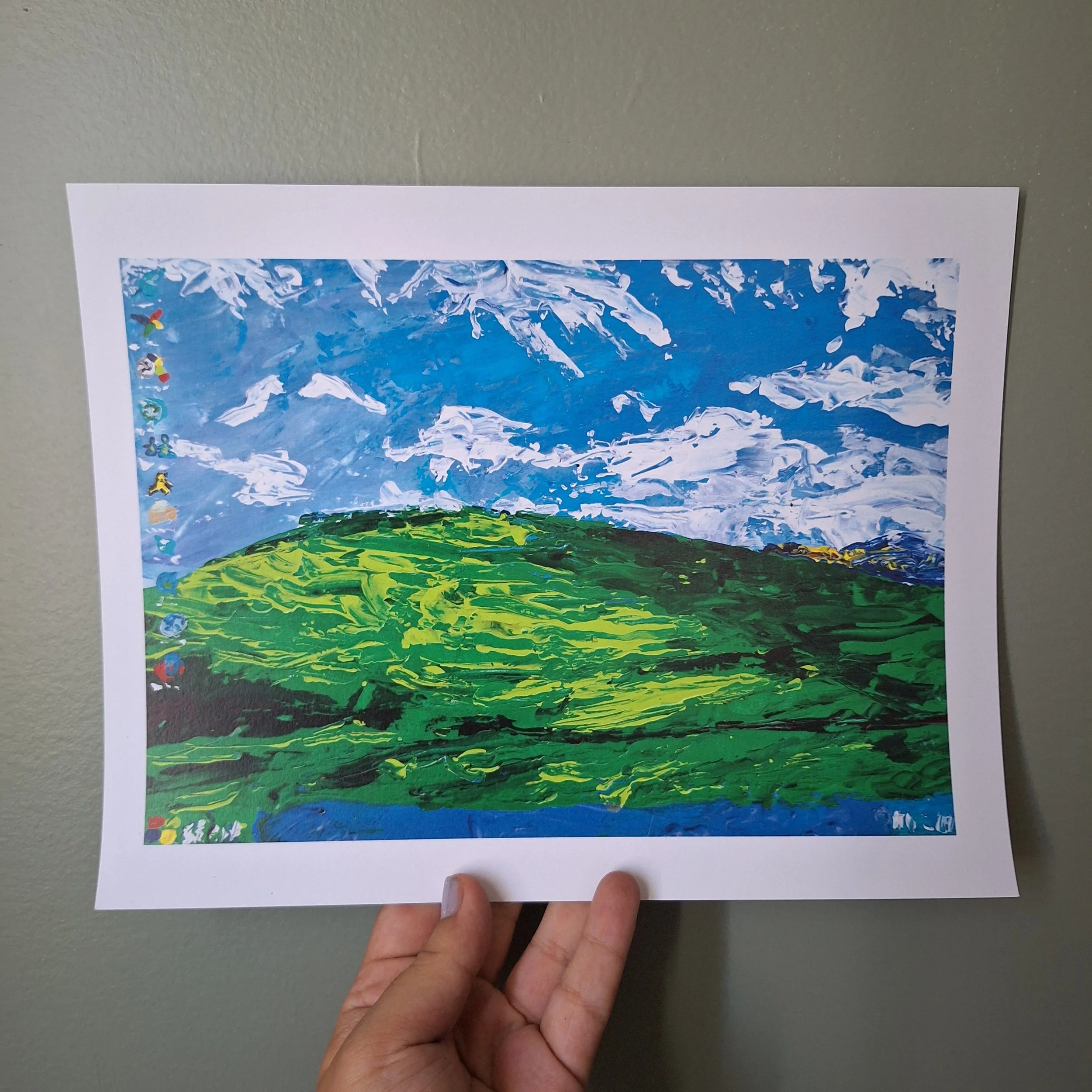 "Bliss by Palette Knife" 1st Edition Print