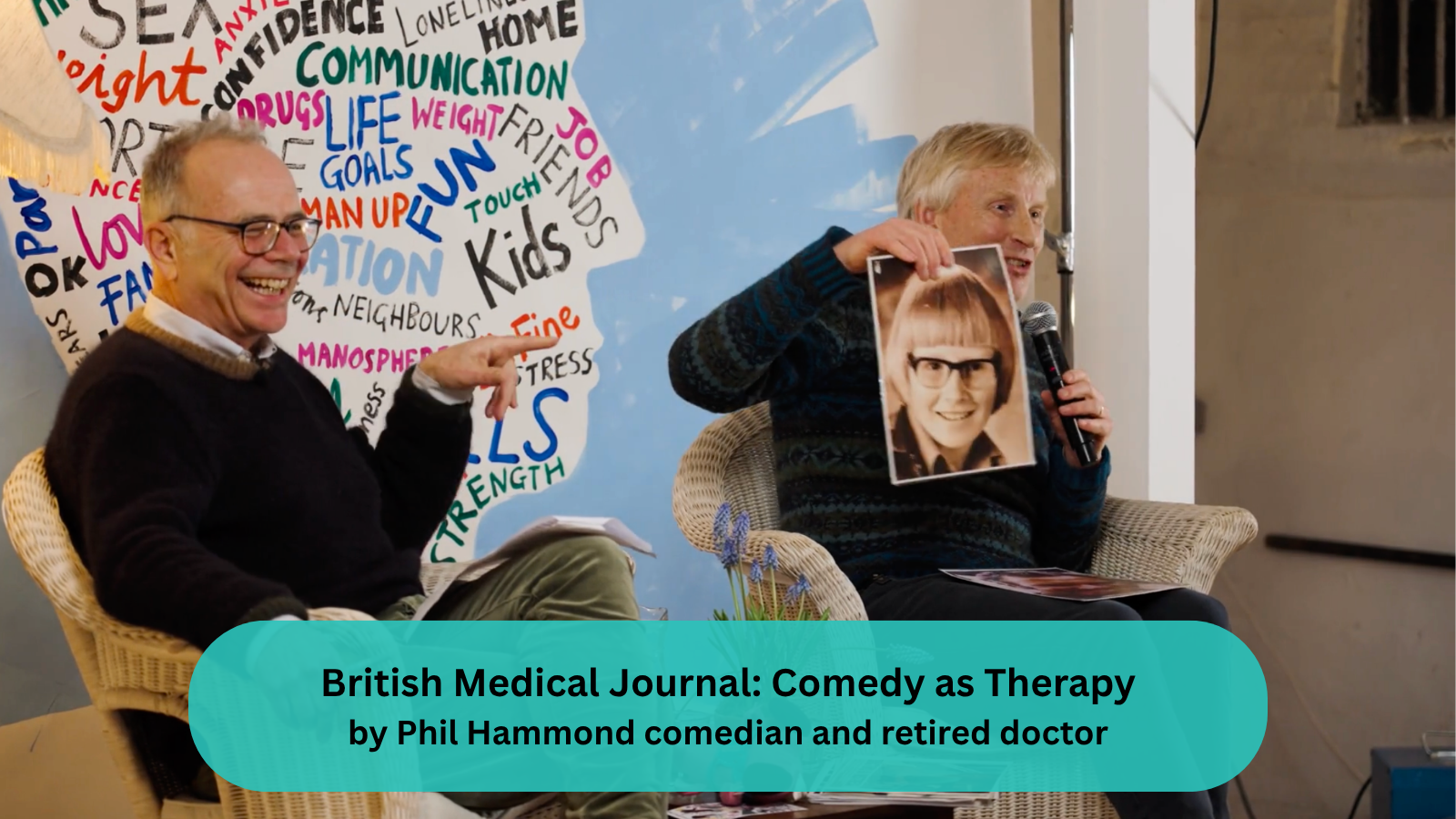 Comedy as therapy, by Dr Phil Hammond comedian and retired GP 