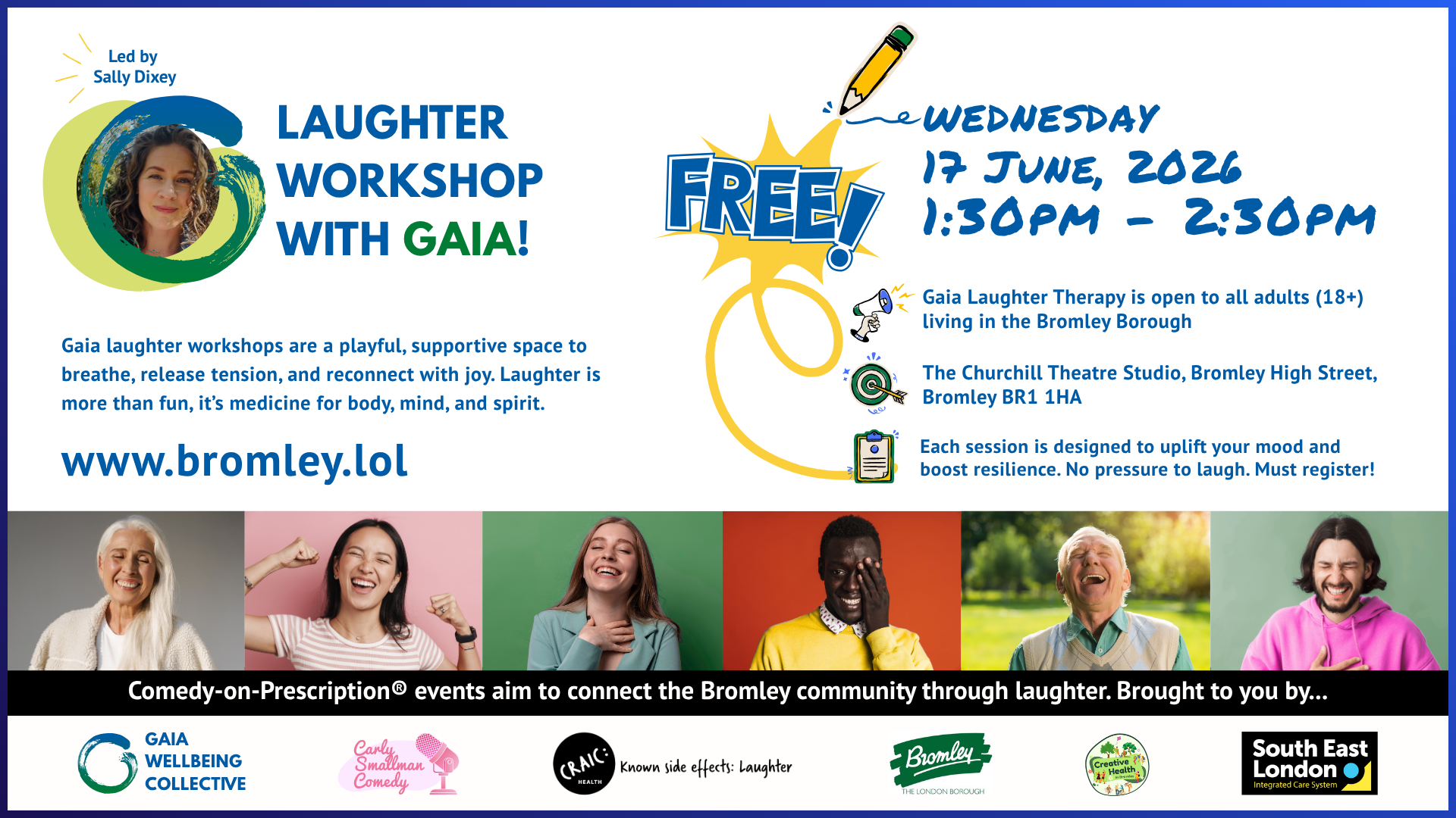 Laughter workshop in Bromley!