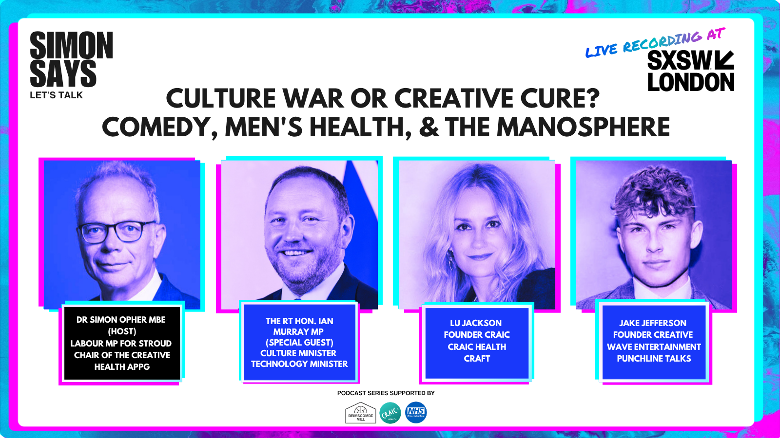 Craic Health at SXSW: Culture War or Creative Cure? Comedy, Men's Health, and the Manosphere