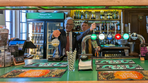 Behind the scenes — Jonathan Pie at Strangers' Bar