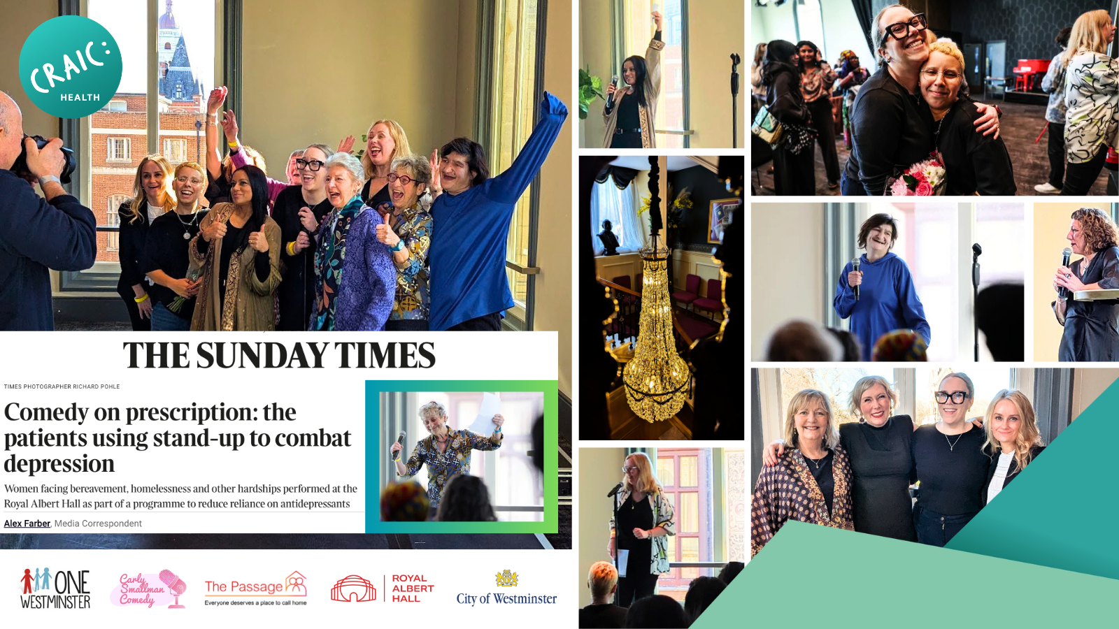 Sunday Times: Comedy-on-Prescription: the patients using stand-up to combat depression