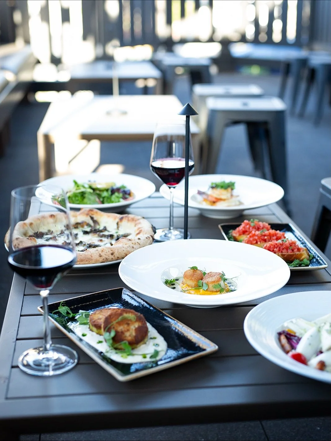 Celebrate Redlands&rsquo; beautiful fall weather on our front patio 🍂 sip, relax, and enjoy our front patio menu under the evening lights 🍸✨

No reservation needed for our front patio.
For indoor dining or dining patio, reservations are recommended