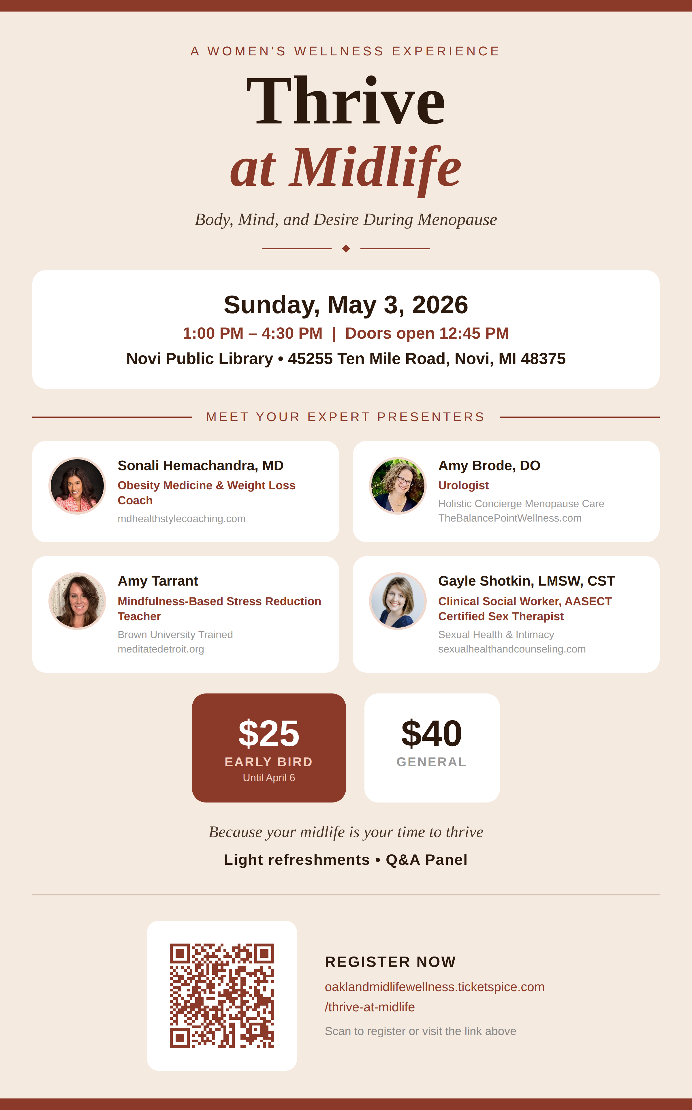 Thrive At Midlife - Troy, MI