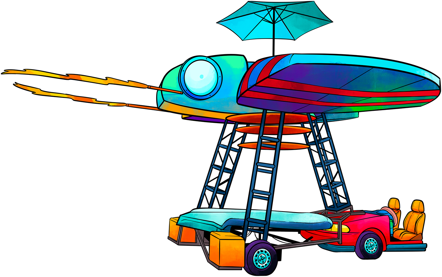 The Scarab Art Car