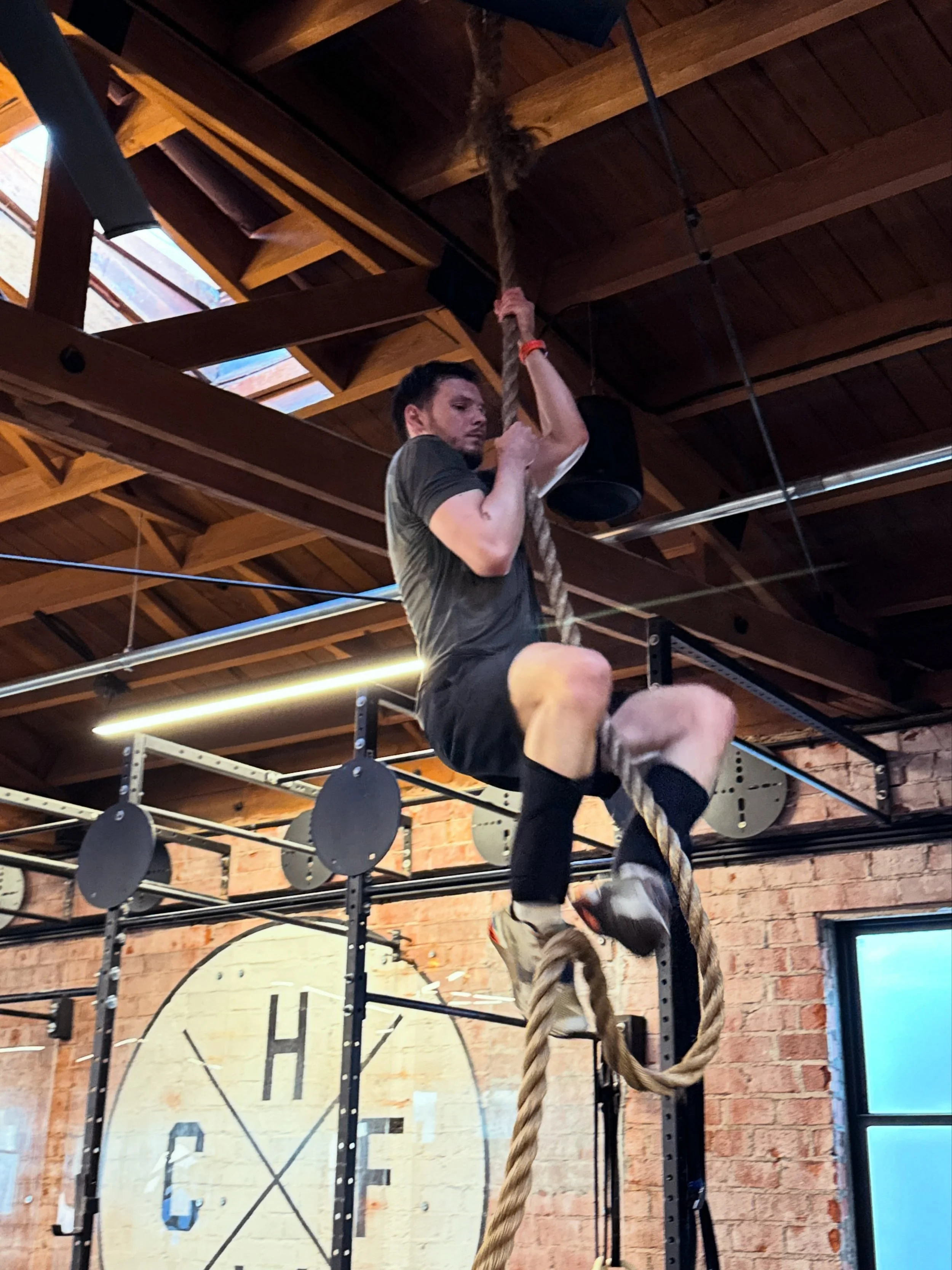 Running, climbing, and some RKB swings let&rsquo;s gooooo!!!!