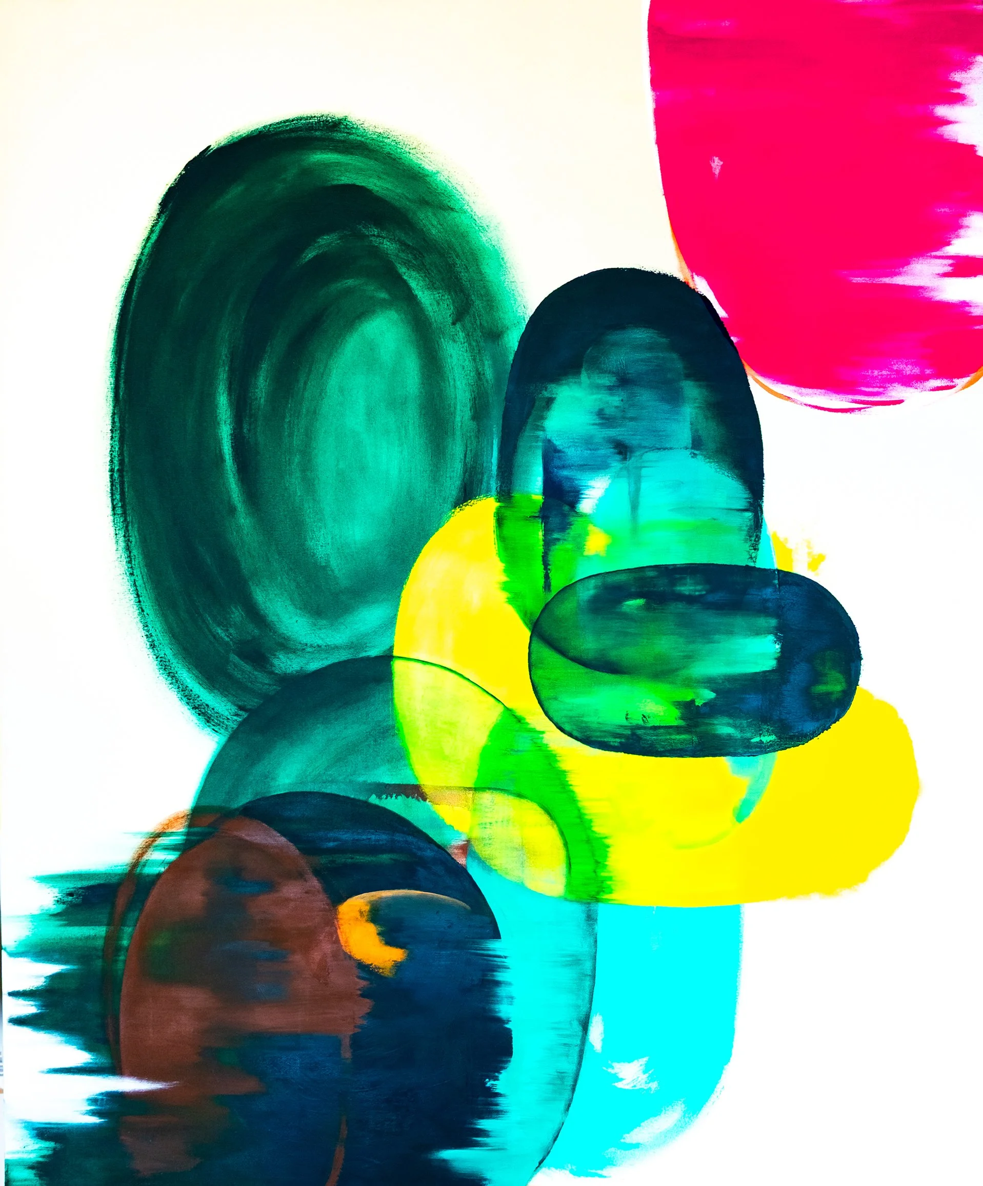  Effervescence 2024 oil on canvas, 66” x 54” 