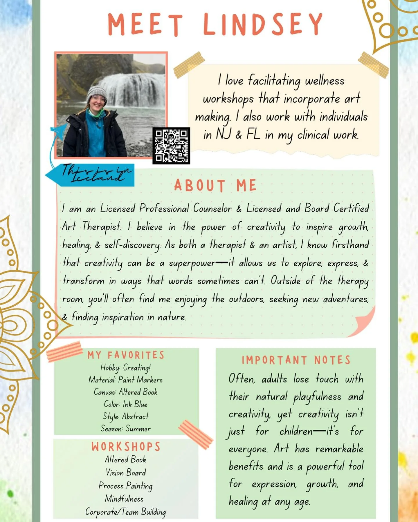 Here&rsquo;s a little about me post 😀

➡️I am currently licensed in NJ &amp; FL. PA is my next goal. 

🇮🇸This photo was taken in Iceland. I miss this place often. It was a marvelous place full of gorgeous sights. A must see for an adventurer. 

🎨