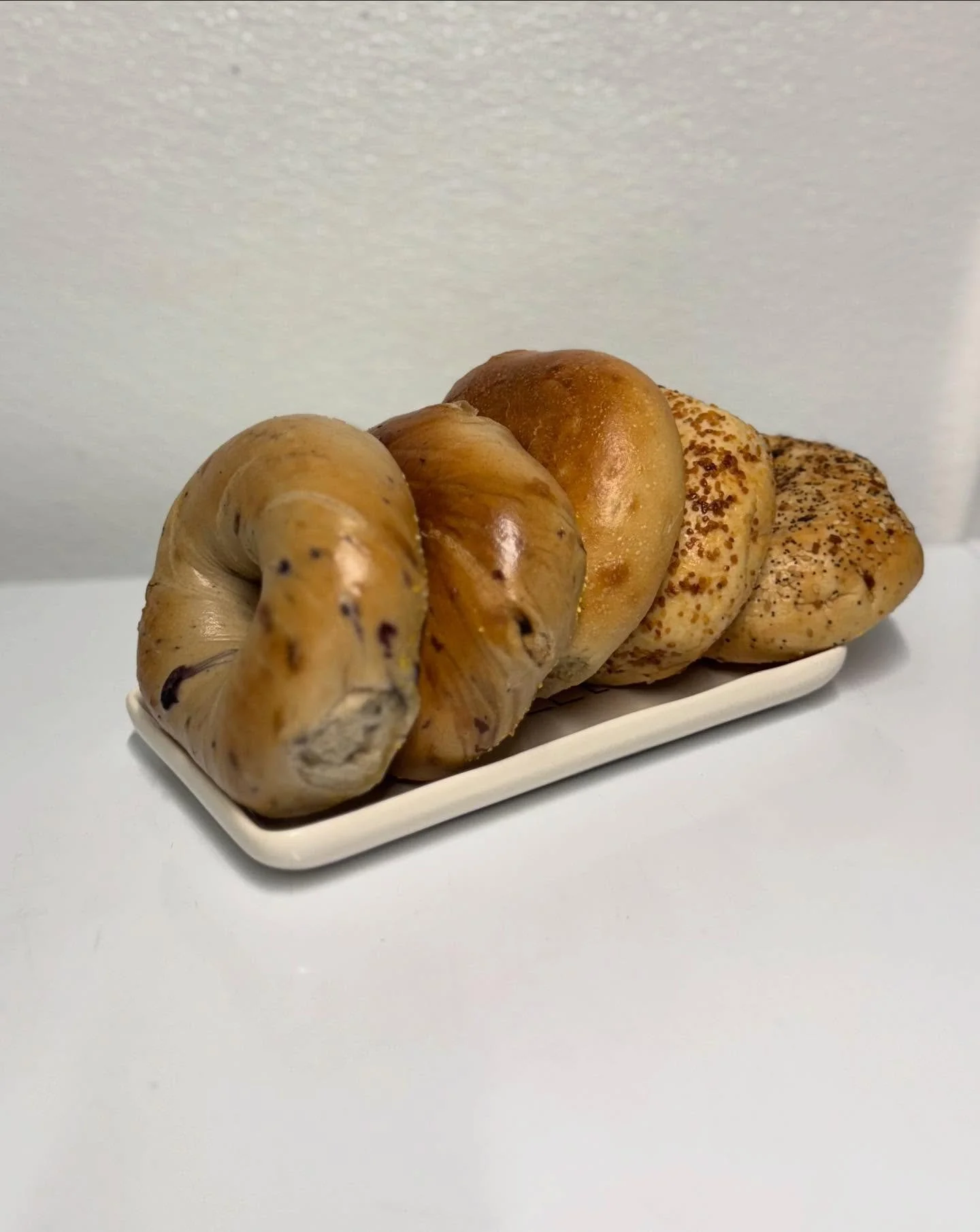 It&rsquo;s National Bagel Day 🥯

Celebrate with an authentic New York&ndash;style bagel, topped with plain cream cheese or butter, and perfectly paired with your favorite Small Town Brews coffee.

Available bagels: Plain, Everything, Garlic, Blueber