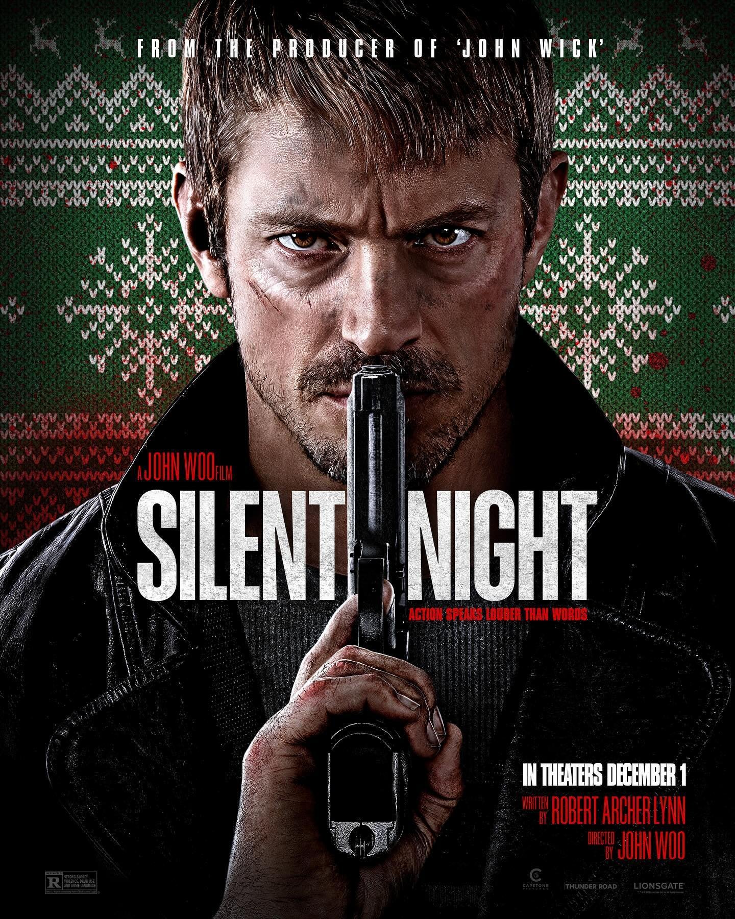 Action speaks louder than words. Dec 1st. 🤐🤫
#silentnightmovie #johnwoo 

@lionsgate
@__richardrho__ 
@john_woo_filmmaker