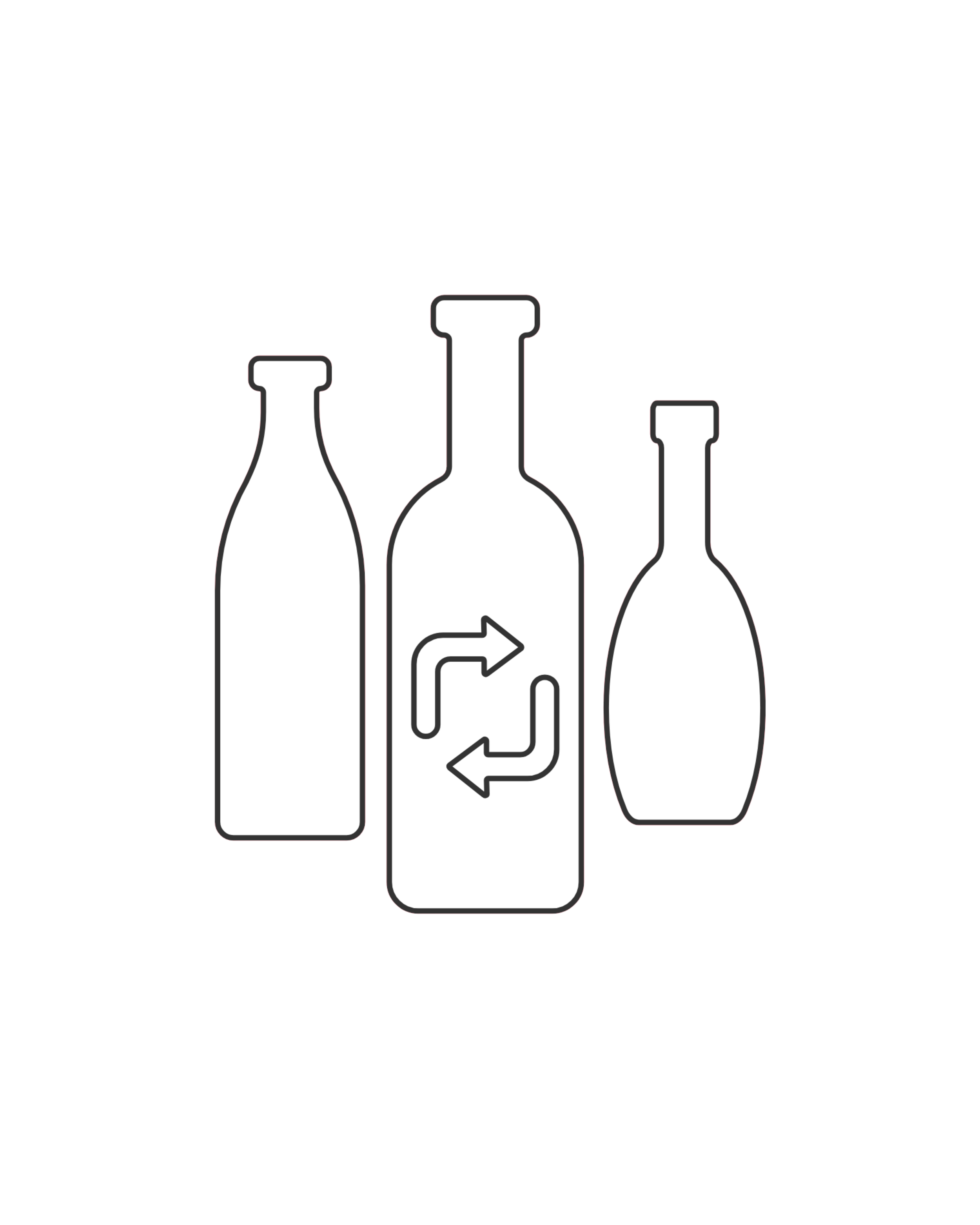 Sustainable wedding bar service — recycling and zero single-use plastics at The Cabinet Mobile Bar.
