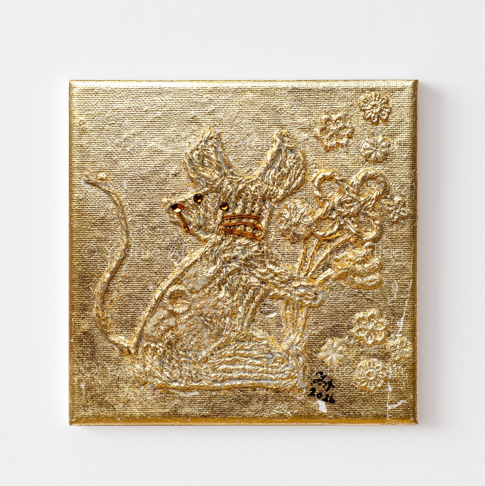 A Little Something for You 「あげたいものが、あるんだよ」15 x 15 x 1 cm